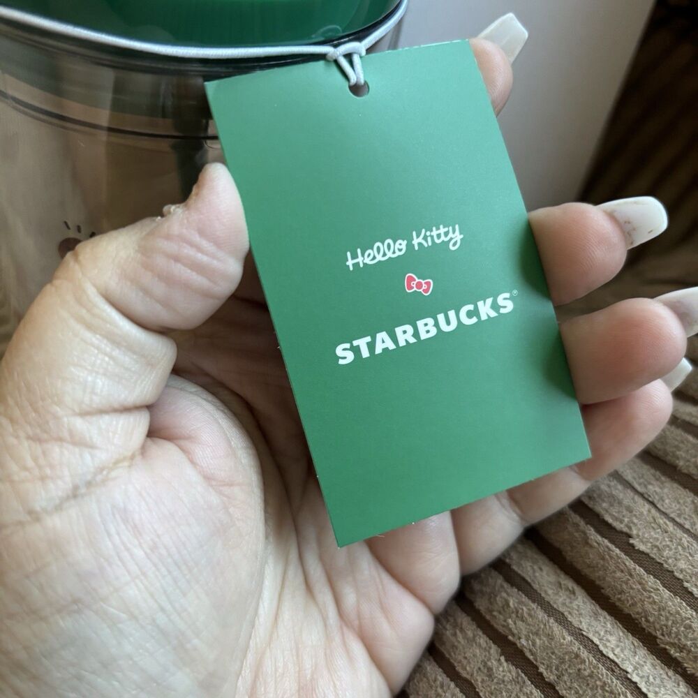 Starbucks Hello Kitty Collection 24oz Acrylic Cold Cup Limited Edition New - Picture 3 of 7